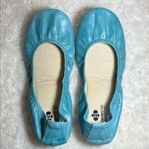 The Storehouse Flats in Seafoam Tanned Oil, size 10